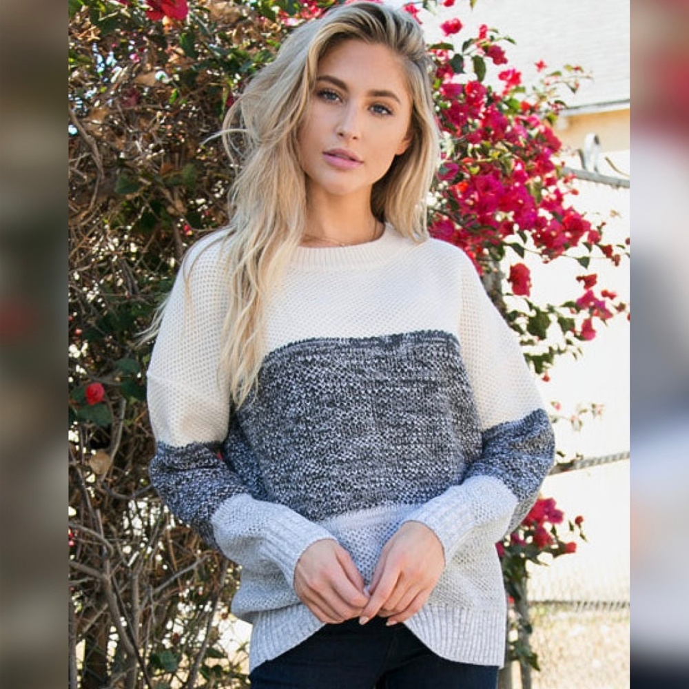 Hippie Chic Colorblock Sweater